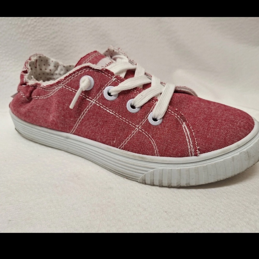 Tommy Bahama No-Tie Sneakers / Womens Size 7.5 / Red s34